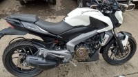 White Bajaj Dominar 400