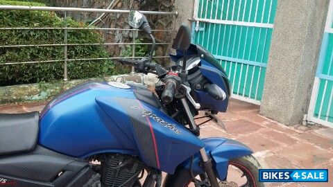 Blue TVS Apache RTR 160