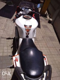 Red White Hyosung GT250R