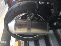 Red White Hyosung GT250R