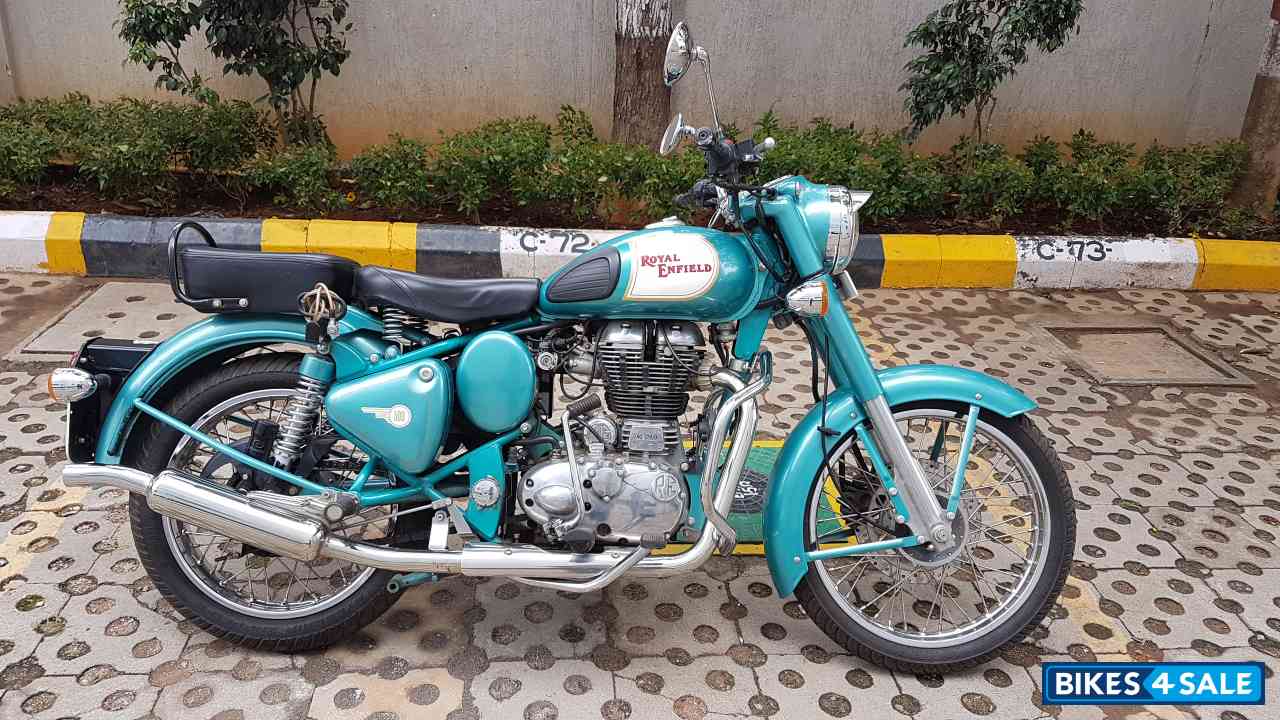 Turquoise Blue Royal Enfield Classic 500