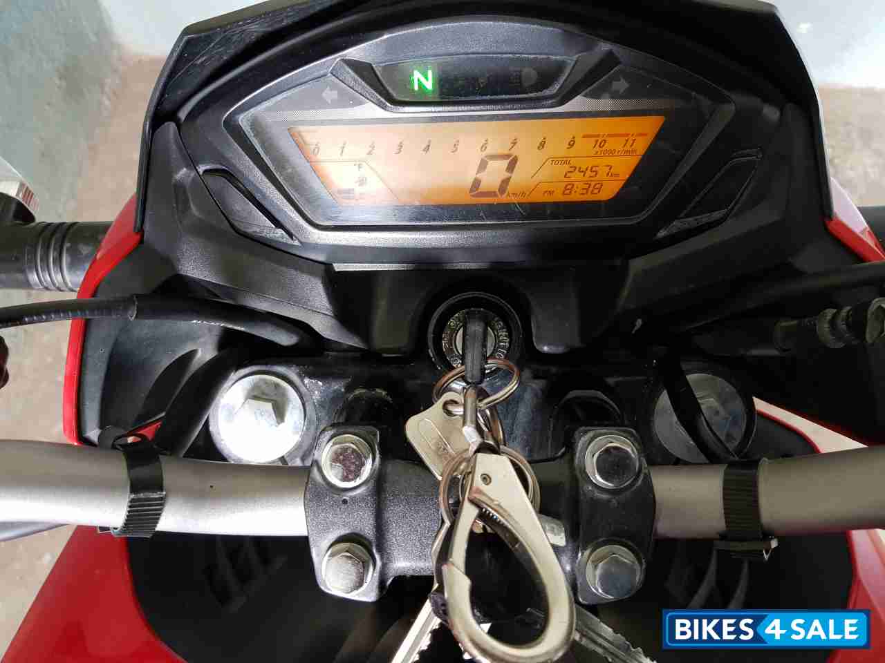 Red Honda CB Hornet 160R