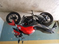 Red Honda CB Hornet 160R