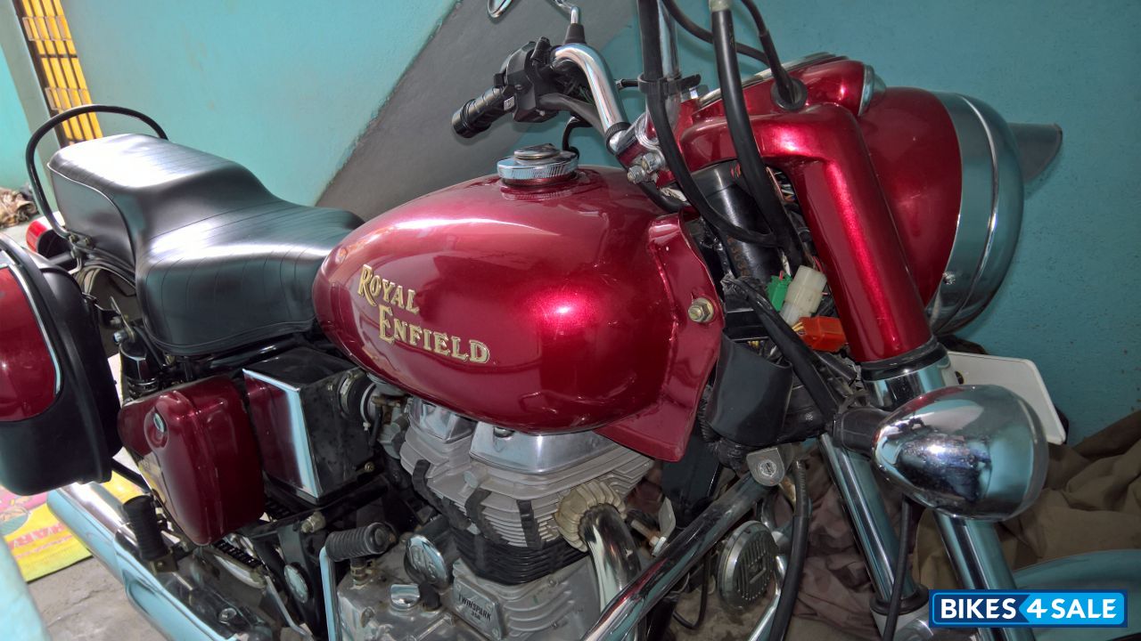 Red Royal Enfield Bullet Electra