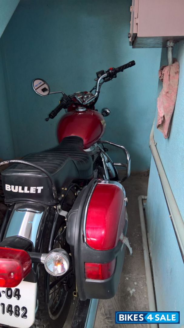 Red Royal Enfield Bullet Electra
