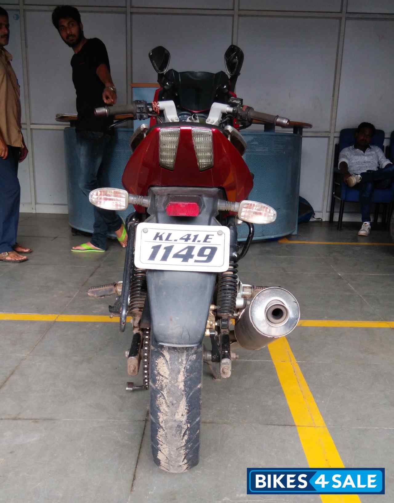 Red Bajaj Pulsar 220F