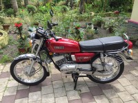 Red Yamaha RX 100