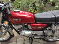 Red Yamaha RX 100