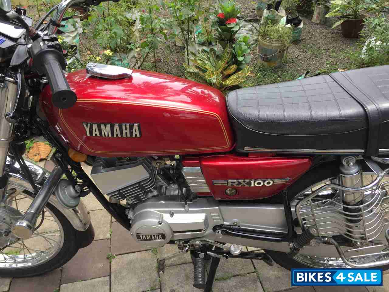 Red Yamaha RX 100