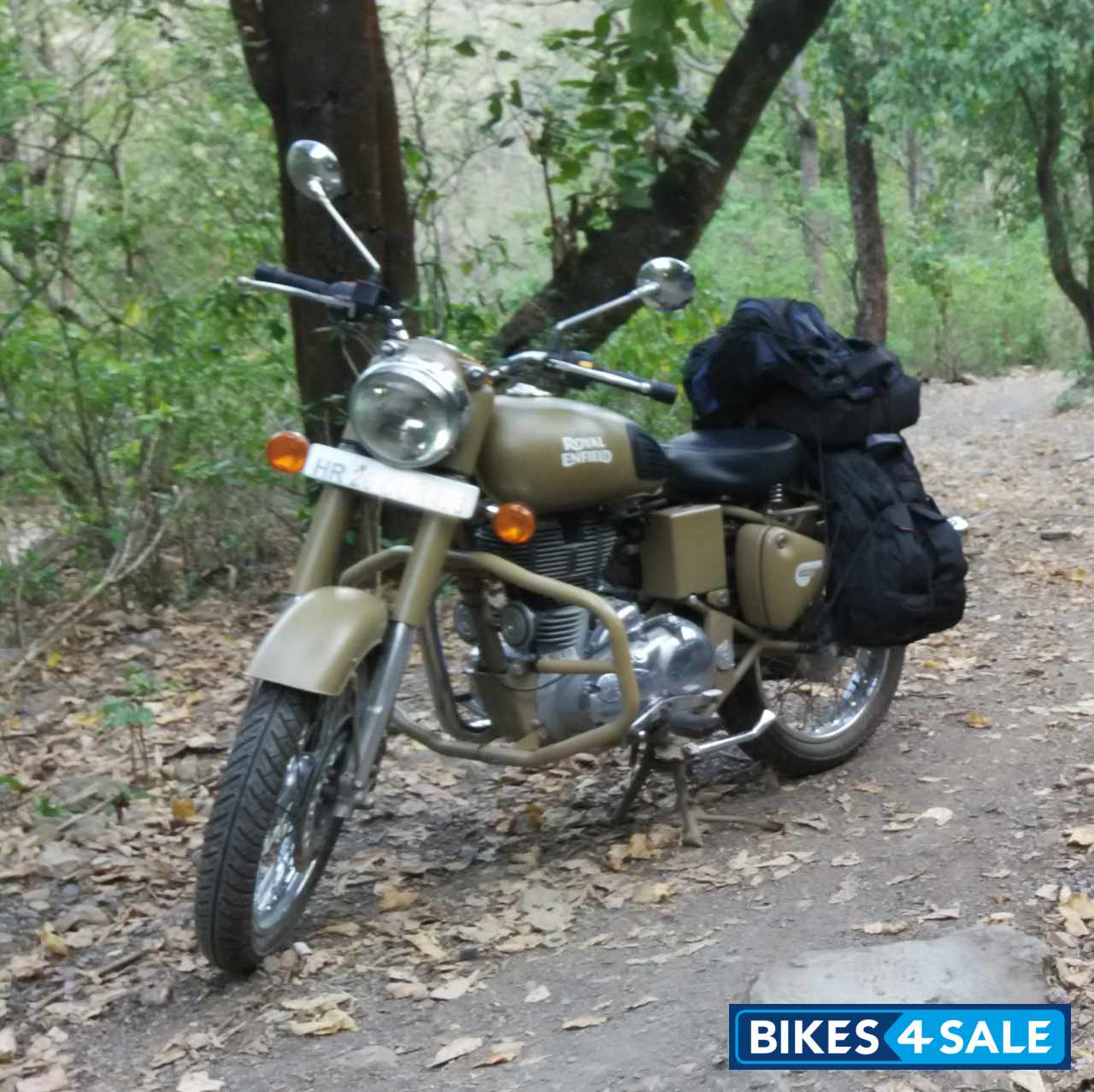 Brown Royal Enfield Classic Desert Storm