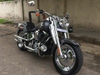 Charcoal Pearl Harley Davidson FLSTF Fat Boy