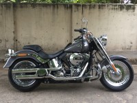 Charcoal Pearl Harley Davidson FLSTF Fat Boy