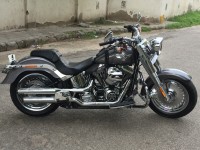 Charcoal Pearl Harley Davidson FLSTF Fat Boy