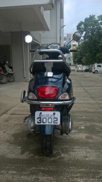 Blue Vespa LX 125