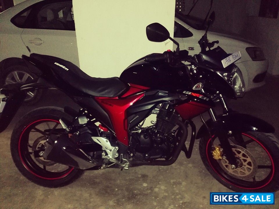 Red Black Suzuki Gixxer 150