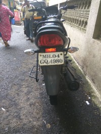 Black Honda CB Shine