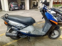 Blue Black Honda Dio