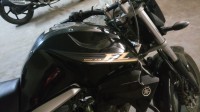 Black With Golden Stripe Yamaha FZ-S FI V2