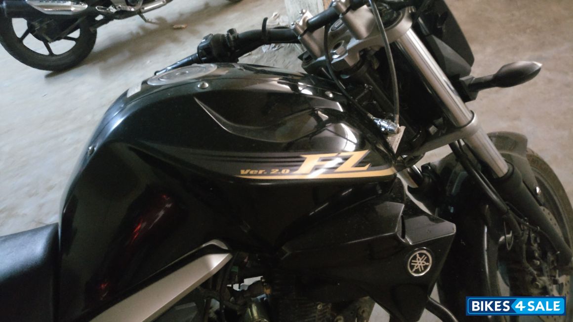 Black With Golden Stripe Yamaha FZ-S FI V2
