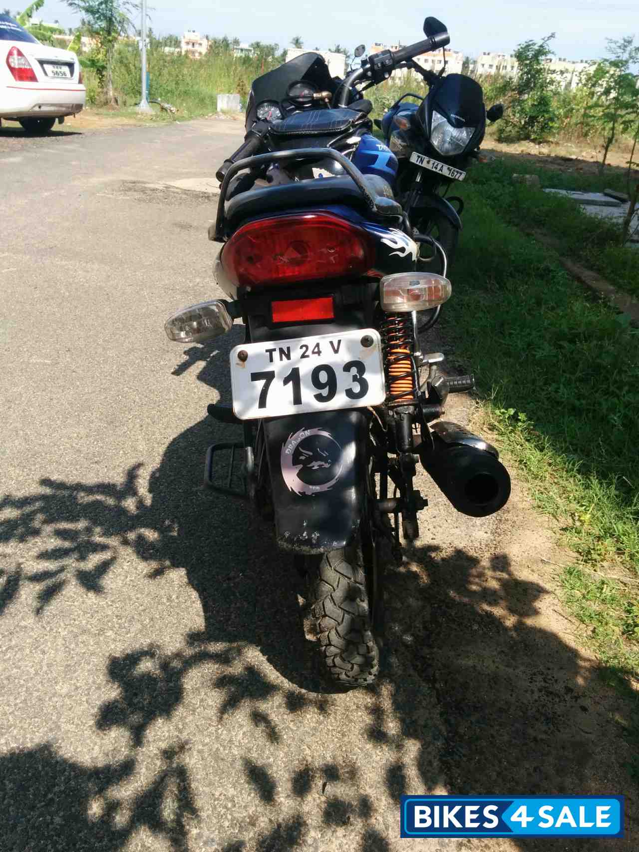 Blue Bajaj Discover DTSi 135