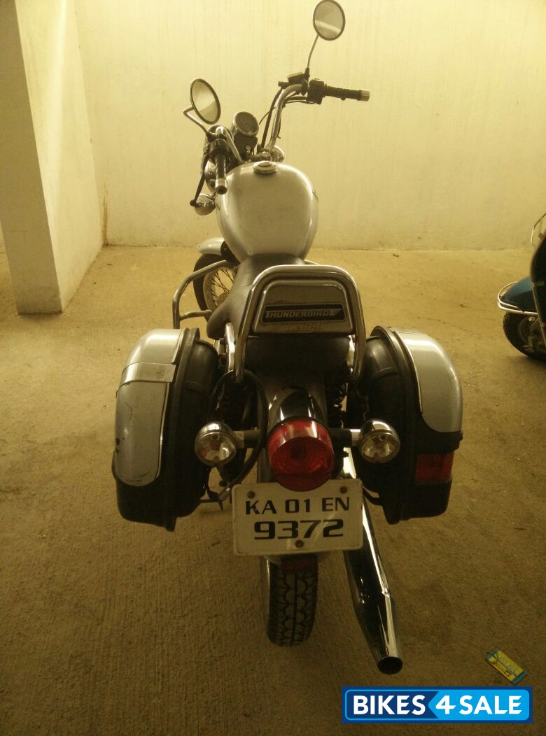 Silver Royal Enfield Thunderbird TwinSpark 350