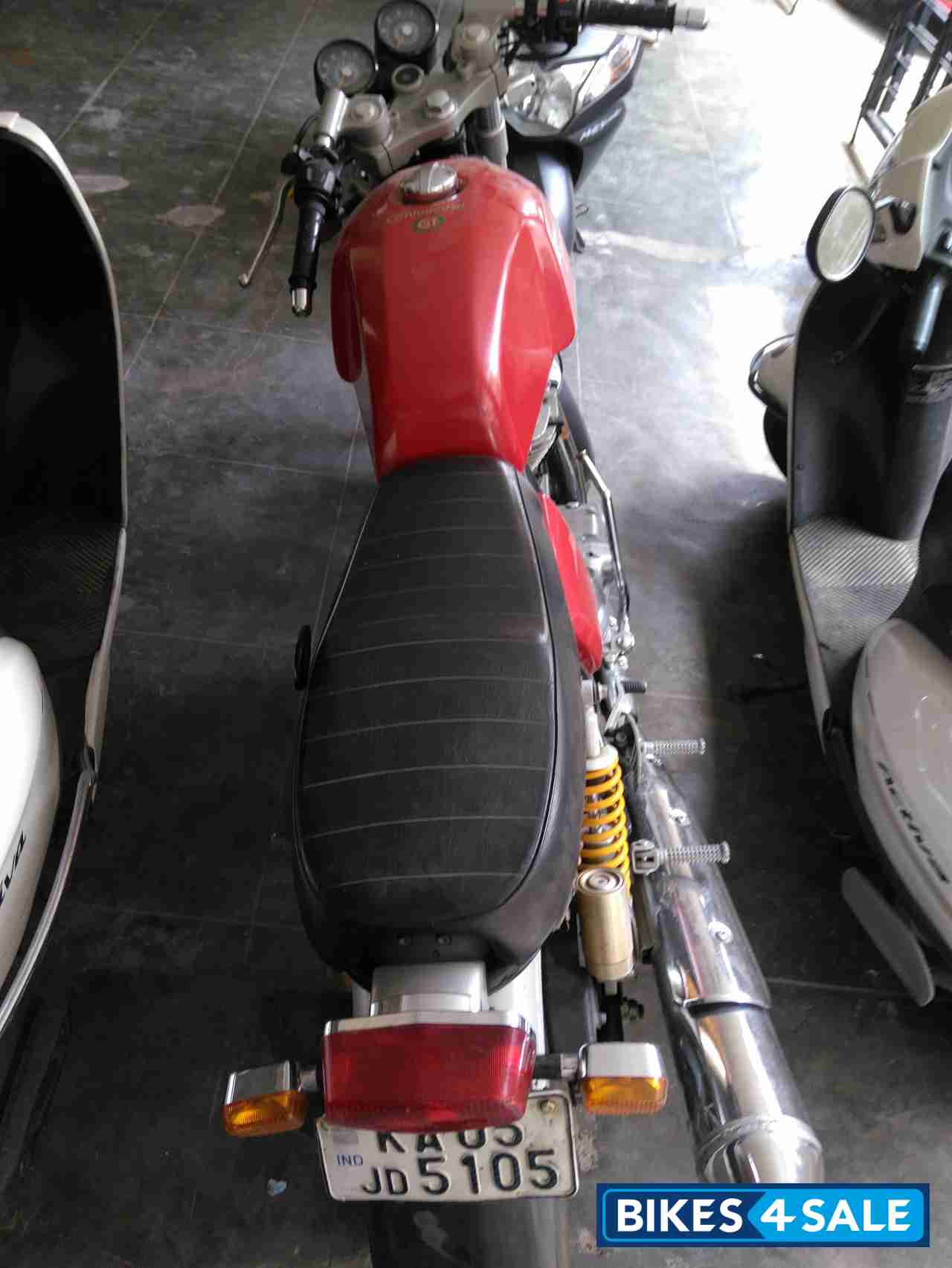 Red Royal Enfield Continental GT 535