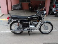 Black Yamaha RX 100