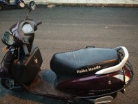 Purple Honda Activa