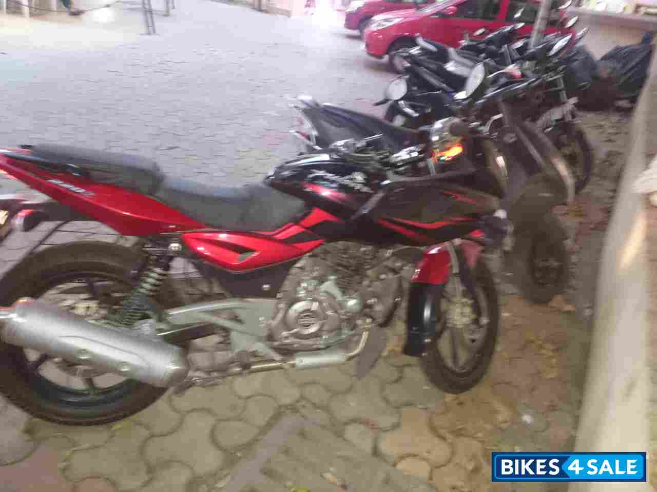 Red Bajaj Pulsar 220F