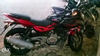 Red Bajaj Pulsar 220F
