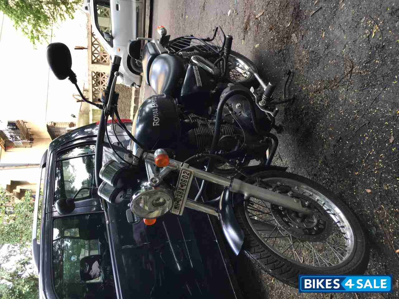 Matt Black Royal Enfield Thunderbird 500