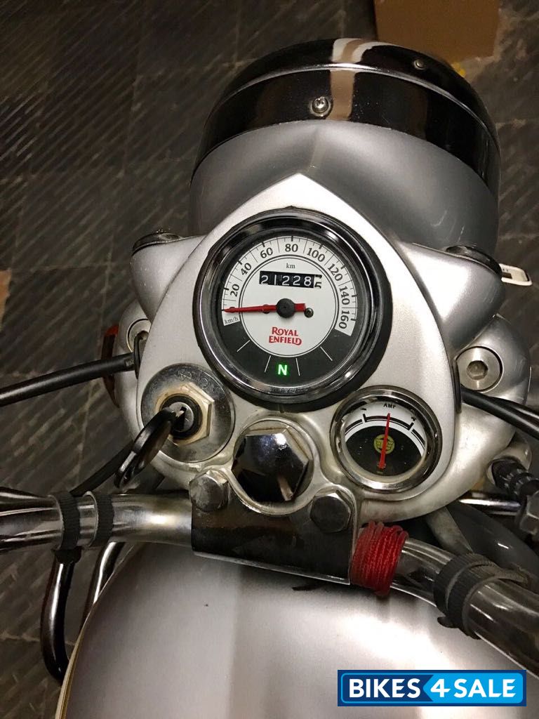 Silver Royal Enfield Classic 350