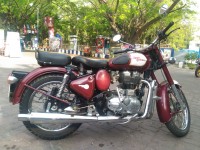 Maroon Royal Enfield Classic 350