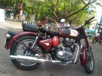 Maroon Royal Enfield Classic 350