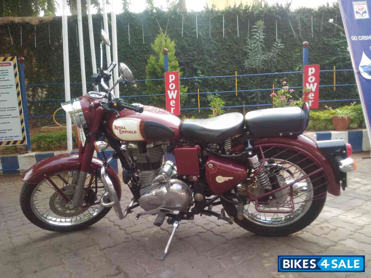 Maroon Royal Enfield Classic 350