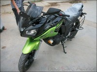 Black Cyber Green Yamaha Fazer