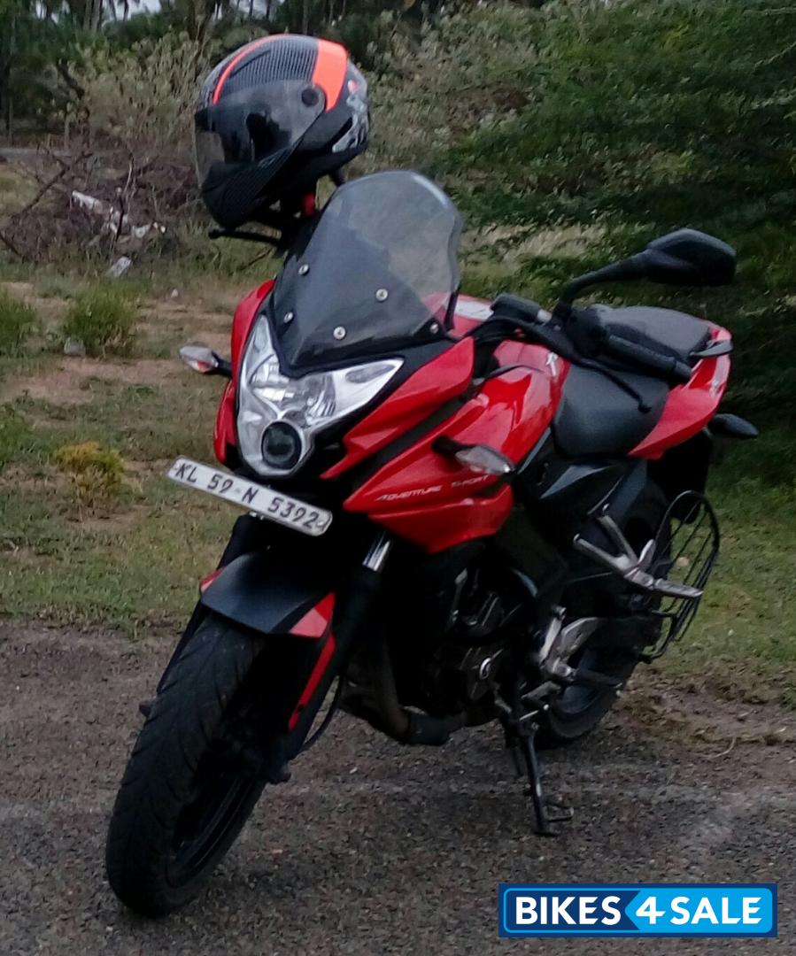 Red Bajaj Pulsar AS 200