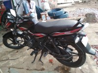 Black And Red Bajaj Discover 100 DTS-Si