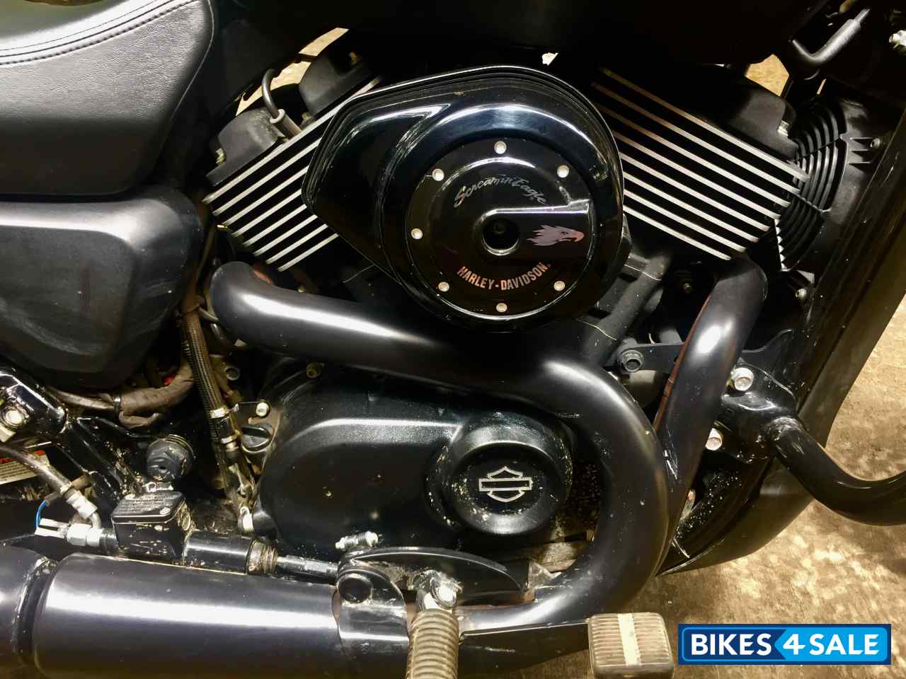 Matte Black Harley Davidson Street 750