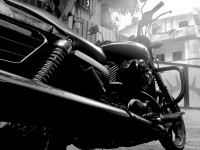 Matte Black Harley Davidson Street 750