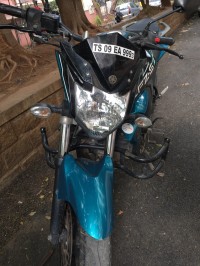 Blue Yamaha FZ-S FI V2