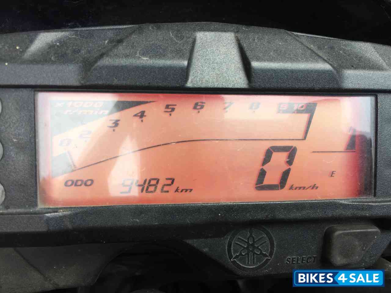 Blue Yamaha FZ-S FI V2