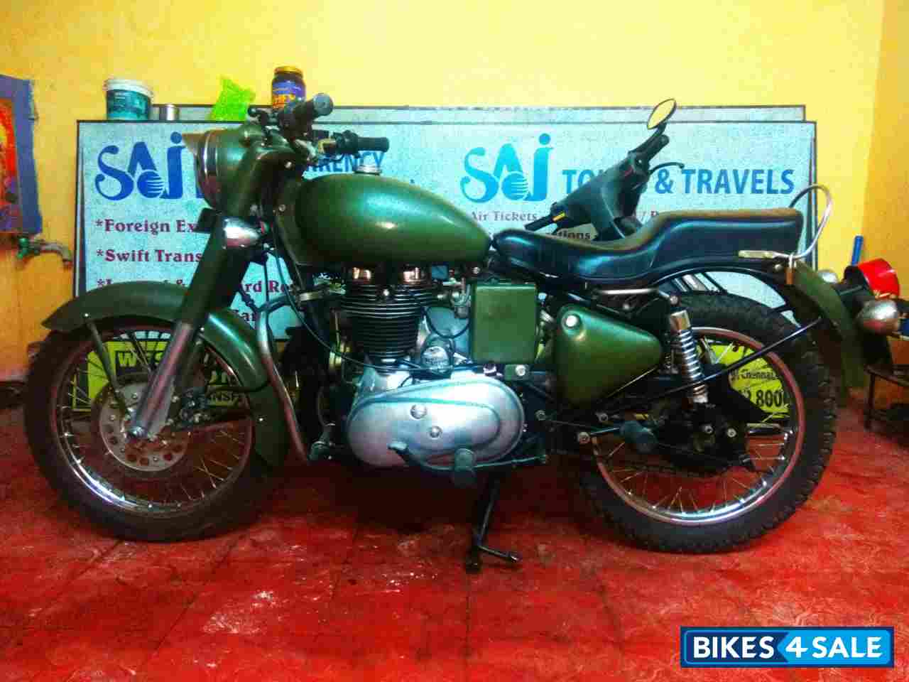 Military Green (powder Coated) Royal Enfield Bullet Standard 350