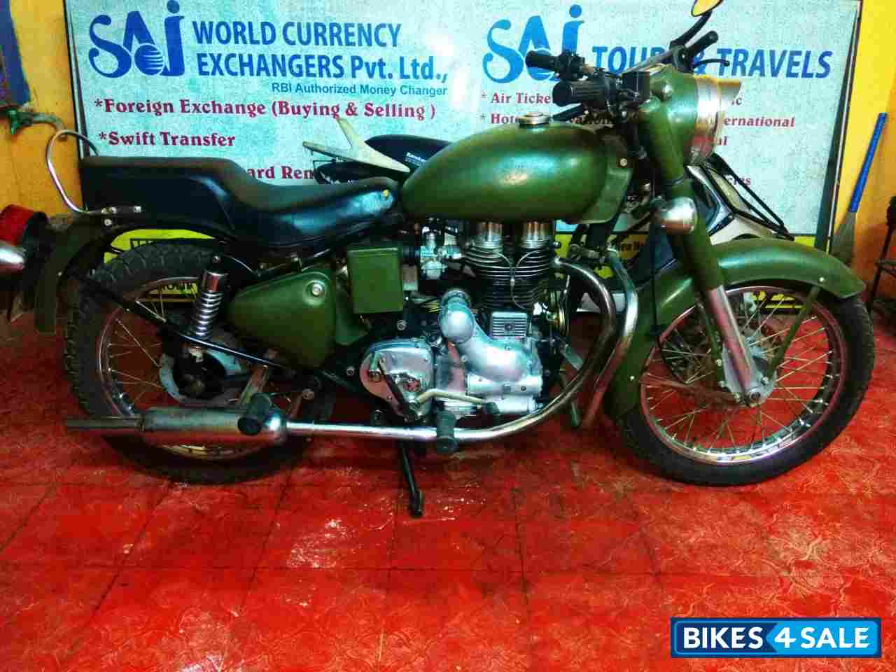Military Green (powder Coated) Royal Enfield Bullet Standard 350