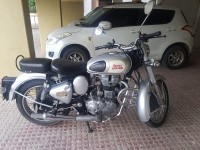 Silver Royal Enfield Classic 350