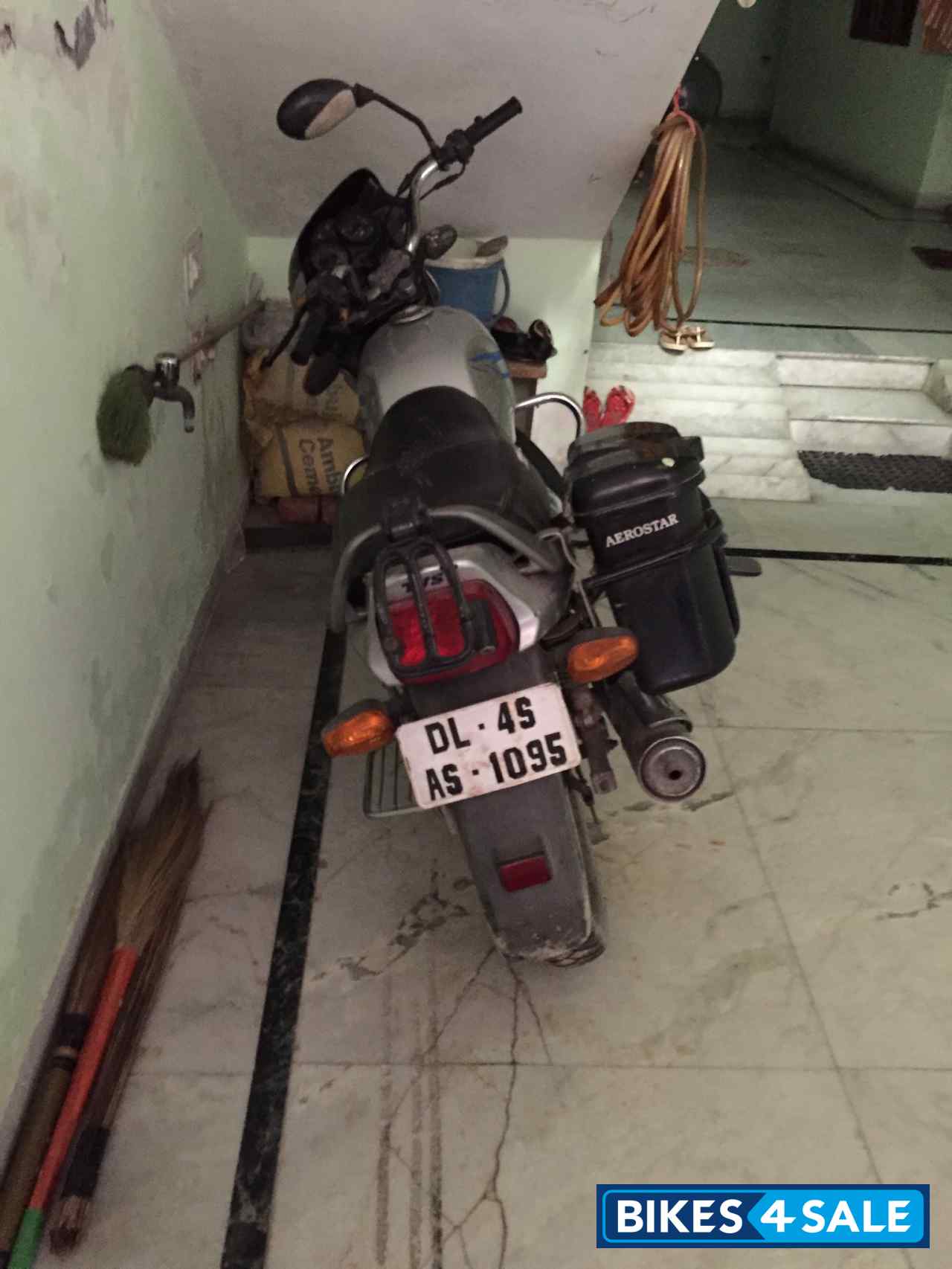 Silver TVS Victor GL