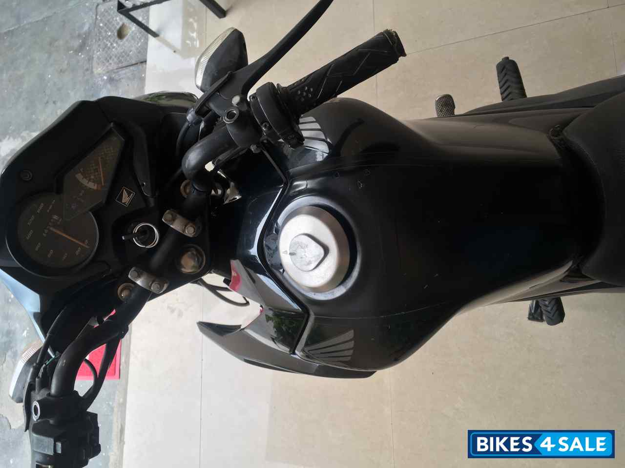 Black Honda CB Twister