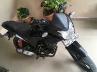 Black Honda CB Twister