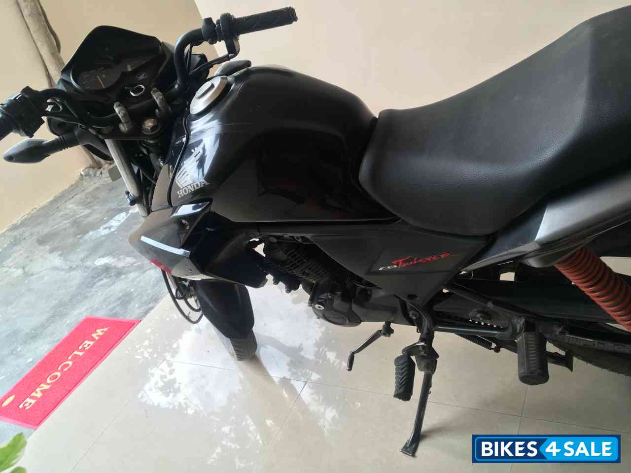 Black Honda CB Twister