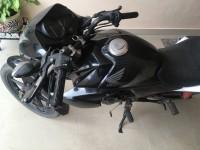 Black Honda CB Twister